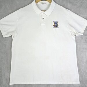 Vintage Army 2nd Battalion 19th Infantry Rock Force Mens Large Golf Polo Shirt